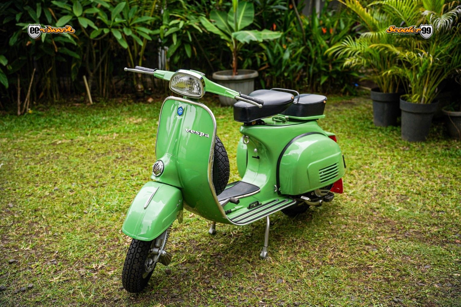 Made by order scooter project example 10: Vespa Super 150 Classic Green